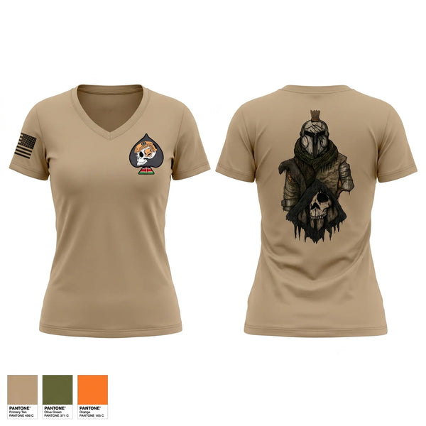 Womens Short Sleeve Vneck Shirt, C-Co 1-124 IN, National Guard, Teamtime, Team time, sublimation, custom sports apparel, team uniforms, spirit wear, spiritwear, sports uniforms, custom shirts, team store, custom team store, fundraiser sports, apparel fundraiser