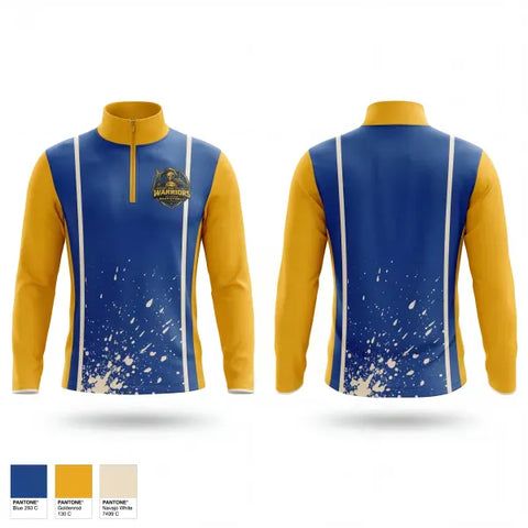 Quarter Zip Jacket, Broome Street Academy Warriors, Men's Basketball, Teamtime, Team time, sublimation, custom sports apparel, team uniforms, spirit wear, spiritwear, sports uniforms, custom shirts, team store, custom team store, fundraiser sports, apparel fundraiser