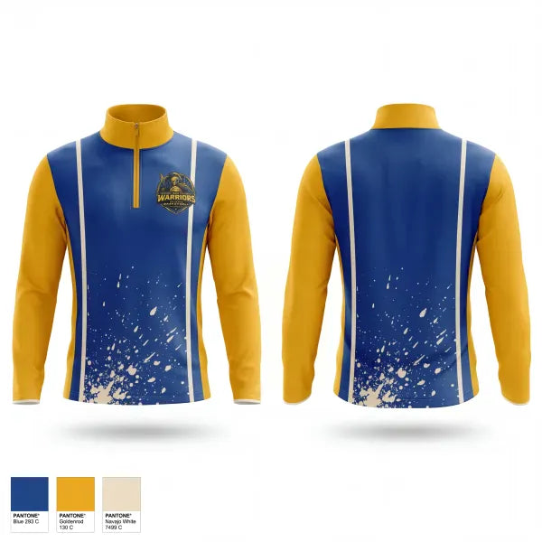 Quarter Zip Jacket, Broome Street Academy Warriors, Men's Basketball, Teamtime, Team time, sublimation, custom sports apparel, team uniforms, spirit wear, spiritwear, sports uniforms, custom shirts, team store, custom team store, fundraiser sports, apparel fundraiser
