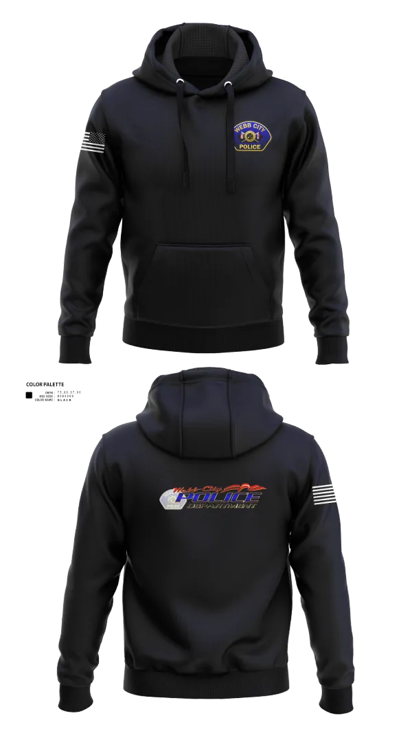 Hoodie, Webb City Police Department, Police, Teamtime, Team time, sublimation, custom sports apparel, team uniforms, spirit wear, spiritwear, sports uniforms, custom shirts, team store, custom team store, fundraiser sports, apparel fundraiser