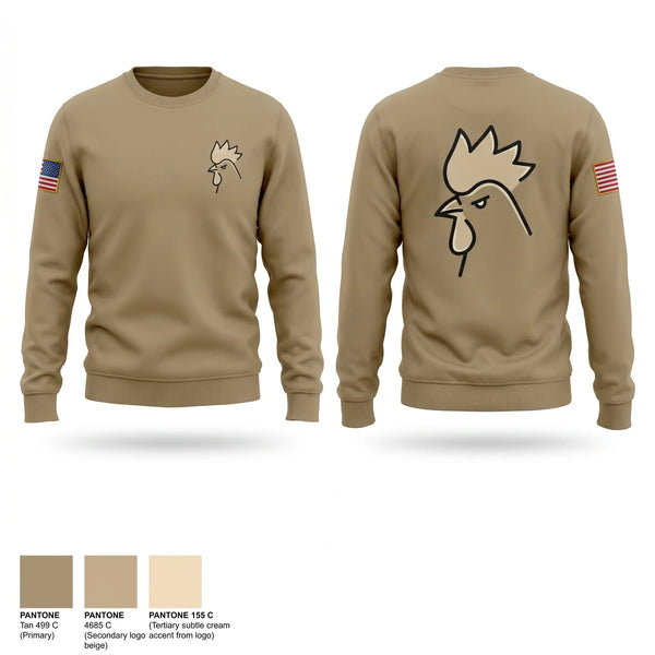 Crew Neck Sweatshirt, Thundercocks, Army, Teamtime, Team time, sublimation, custom sports apparel, team uniforms, spirit wear, spiritwear, sports uniforms, custom shirts, team store, custom team store, fundraiser sports, apparel fundraiser