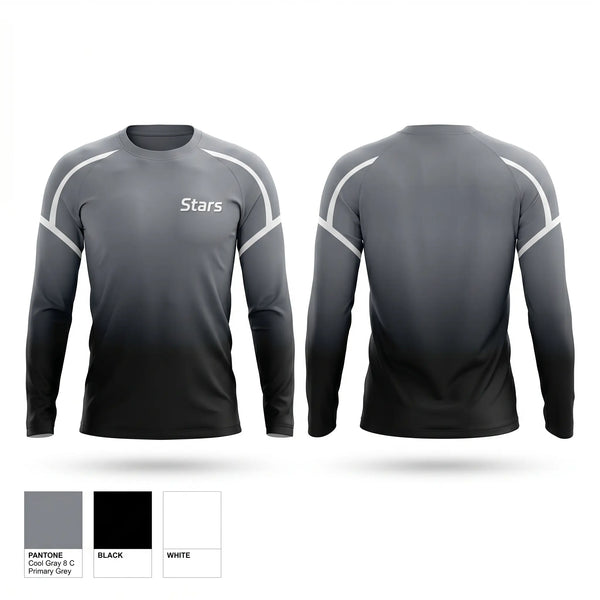 Long Sleeve Performance Shirt, Stars, Softball, Teamtime, Team time, sublimation, custom sports apparel, team uniforms, spirit wear, spiritwear, sports uniforms, custom shirts, team store, custom team store, fundraiser sports, apparel fundraiser