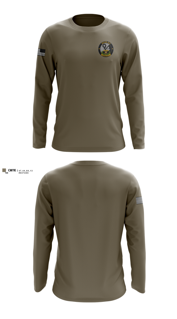 Long Sleeve Performance Shirt, 92S30 ALC Class 002-26, Army, Teamtime, Team time, sublimation, custom sports apparel, team uniforms, spirit wear, spiritwear, sports uniforms, custom shirts, team store, custom team store, fundraiser sports, apparel fundraiser
