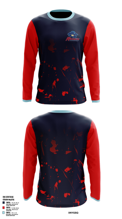 Long Sleeve Performance Shirt, Rebels Baseball, Baseball, Teamtime, Team time, sublimation, custom sports apparel, team uniforms, spirit wear, spiritwear, sports uniforms, custom shirts, team store, custom team store, fundraiser sports, apparel fundraiser