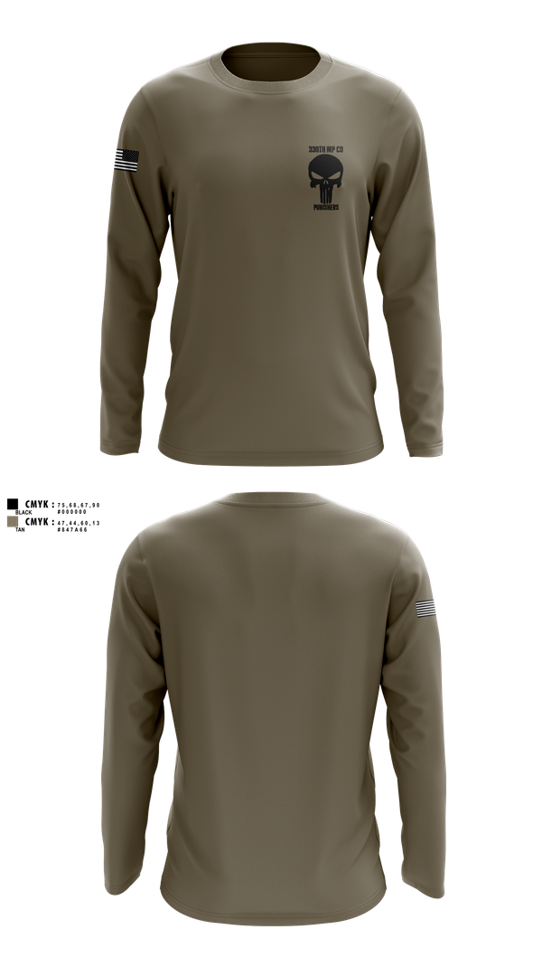 Long Sleeve Performance Shirt, 330th MP Co, National Guard, Teamtime, Team time, sublimation, custom sports apparel, team uniforms, spirit wear, spiritwear, sports uniforms, custom shirts, team store, custom team store, fundraiser sports, apparel fundraiser