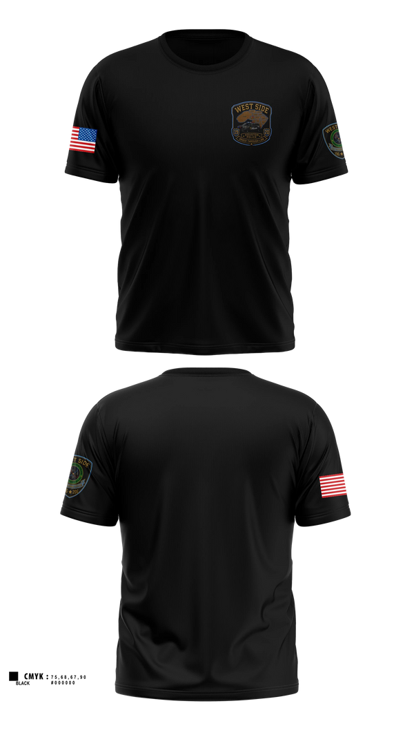 Short Sleeve Performance Shirt, Houston Police West Side, Police, Teamtime, Team time, sublimation, custom sports apparel, team uniforms, spirit wear, spiritwear, sports uniforms, custom shirts, team store, custom team store, fundraiser sports, apparel fundraiser