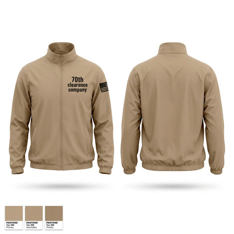Windbreaker, 70th clearance company, Army, Teamtime, Team time, sublimation, custom sports apparel, team uniforms, spirit wear, spiritwear, sports uniforms, custom shirts, team store, custom team store, fundraiser sports, apparel fundraiser