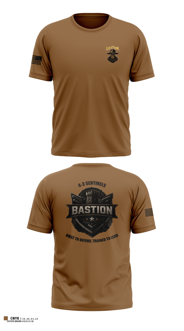 Old School Cotton Feel Shirt, 3 Squad, Legion Platoon, Army, Teamtime, Team time, sublimation, custom sports apparel, team uniforms, spirit wear, spiritwear, sports uniforms, custom shirts, team store, custom team store, fundraiser sports, apparel fundraiser