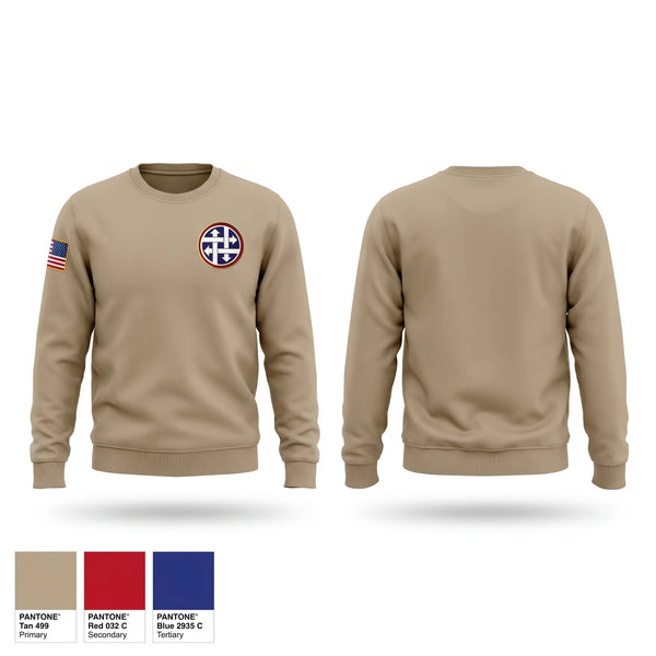 Crew Neck Sweatshirt, 900TH Quartermaster Company, Army, Teamtime, Team time, sublimation, custom sports apparel, team uniforms, spirit wear, spiritwear, sports uniforms, custom shirts, team store, custom team store, fundraiser sports, apparel fundraiser