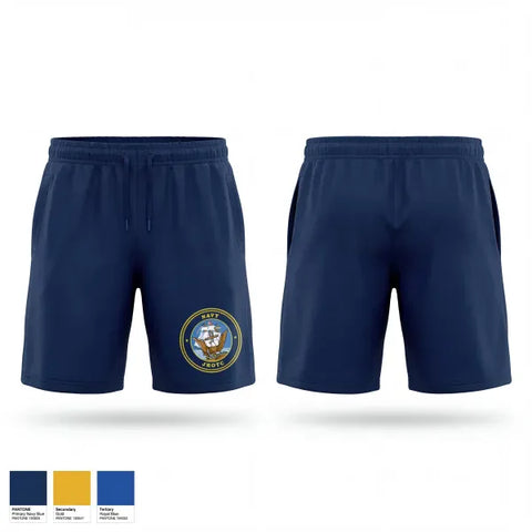 Athletic Shorts With Pockets, NJROTC, Navy, Teamtime, Team time, sublimation, custom sports apparel, team uniforms, spirit wear, spiritwear, sports uniforms, custom shirts, team store, custom team store, fundraiser sports, apparel fundraiser