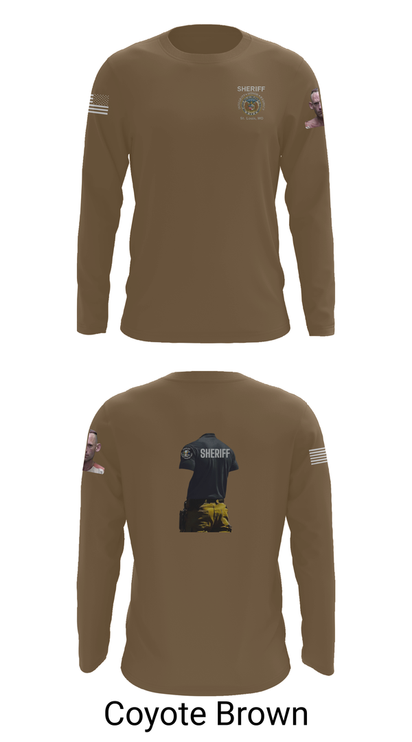 Long Sleeve Performance Shirt, Sheriff Transportation, , Teamtime, Team time, sublimation, custom sports apparel, team uniforms, spirit wear, spiritwear, sports uniforms, custom shirts, team store, custom team store, fundraiser sports, apparel fundraiser