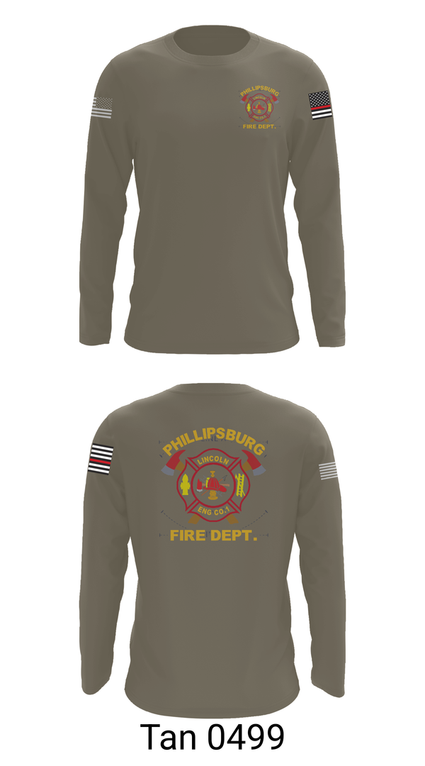 Long Sleeve Performance Shirt, PHILLIPSBURG FIRE DEPARTMENT, , Teamtime, Team time, sublimation, custom sports apparel, team uniforms, spirit wear, spiritwear, sports uniforms, custom shirts, team store, custom team store, fundraiser sports, apparel fundraiser