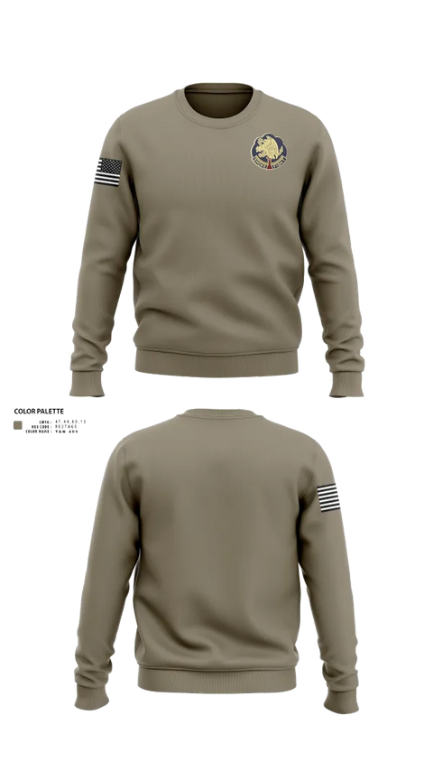 Crew Neck Sweatshirt, 490th CBRN BN, , Teamtime, Team time, sublimation, custom sports apparel, team uniforms, spirit wear, spiritwear, sports uniforms, custom shirts, team store, custom team store, fundraiser sports, apparel fundraiser