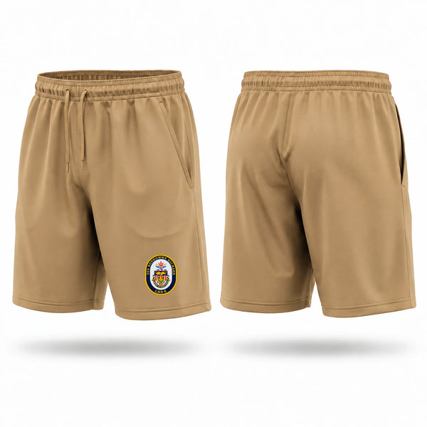 Athletic Shorts With Pockets, USS BONHOMME RICHARD LHD-6, Navy, Teamtime, Team time, sublimation, custom sports apparel, team uniforms, spirit wear, spiritwear, sports uniforms, custom shirts, team store, custom team store, fundraiser sports, apparel fundraiser