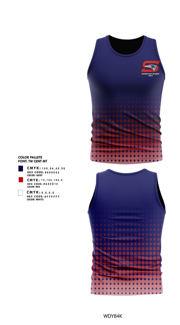 Tank Top, Schenectady Belmont Football & Cheer, , Teamtime, Team time, sublimation, custom sports apparel, team uniforms, spirit wear, spiritwear, sports uniforms, custom shirts, team store, custom team store, fundraiser sports, apparel fundraiser