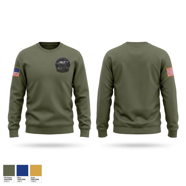 Crew Neck Sweatshirt, JNET, Police, Teamtime, Team time, sublimation, custom sports apparel, team uniforms, spirit wear, spiritwear, sports uniforms, custom shirts, team store, custom team store, fundraiser sports, apparel fundraiser