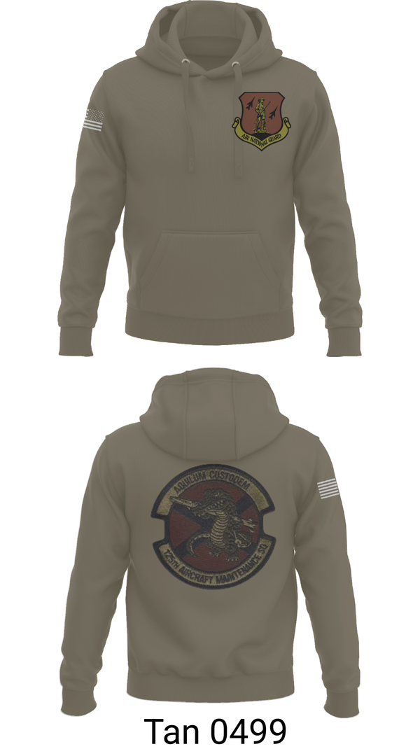 Hoodie, 125th Tactical Aircraft Maintenance SQ, , Teamtime, Team time, sublimation, custom sports apparel, team uniforms, spirit wear, spiritwear, sports uniforms, custom shirts, team store, custom team store, fundraiser sports, apparel fundraiser