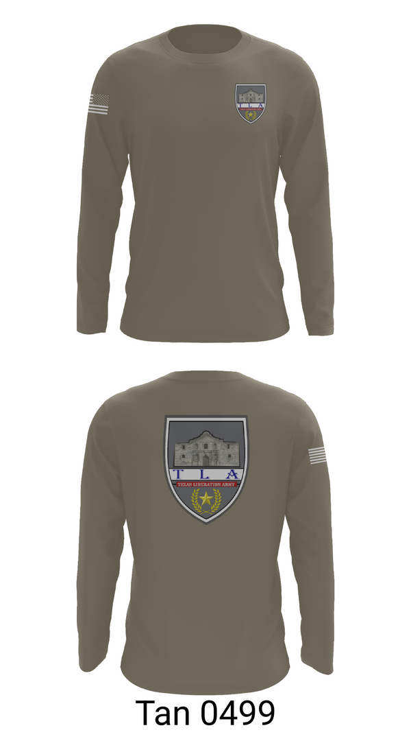 Long Sleeve Performance Shirt, Texas Liberation Army, Army, Teamtime, Team time, sublimation, custom sports apparel, team uniforms, spirit wear, spiritwear, sports uniforms, custom shirts, team store, custom team store, fundraiser sports, apparel fundraiser