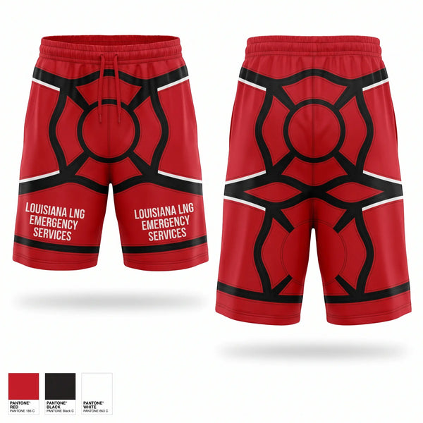 Athletic Shorts With Pockets, LOUISIANA LNG EMERGENCY SERVICES, , Teamtime, Team time, sublimation, custom sports apparel, team uniforms, spirit wear, spiritwear, sports uniforms, custom shirts, team store, custom team store, fundraiser sports, apparel fundraiser