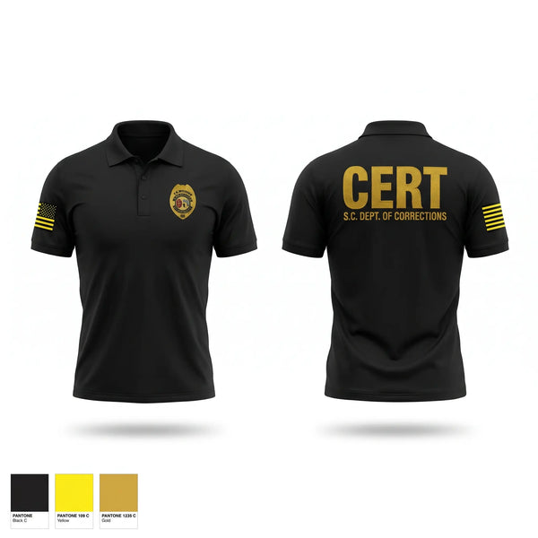 Short Sleeve Performance Polo, LCI CERT, Police, Teamtime, Team time, sublimation, custom sports apparel, team uniforms, spirit wear, spiritwear, sports uniforms, custom shirts, team store, custom team store, fundraiser sports, apparel fundraiser