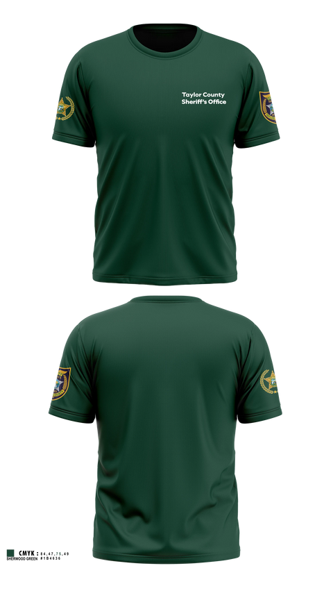 Old School Cotton Feel Shirt, Taylor County Sheriff’s Office, Police, Teamtime, Team time, sublimation, custom sports apparel, team uniforms, spirit wear, spiritwear, sports uniforms, custom shirts, team store, custom team store, fundraiser sports, apparel fundraiser