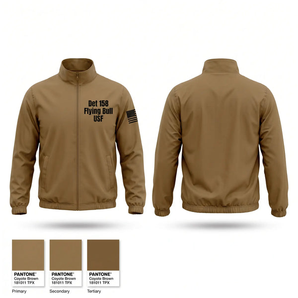 Windbreaker, Det 158 Flying Bull USF, Air Force, Teamtime, Team time, sublimation, custom sports apparel, team uniforms, spirit wear, spiritwear, sports uniforms, custom shirts, team store, custom team store, fundraiser sports, apparel fundraiser