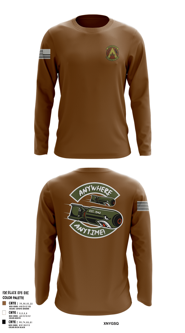 Long Sleeve Performance Shirt, 340th Flying Training Group, Air Force, Teamtime, Team time, sublimation, custom sports apparel, team uniforms, spirit wear, spiritwear, sports uniforms, custom shirts, team store, custom team store, fundraiser sports, apparel fundraiser
