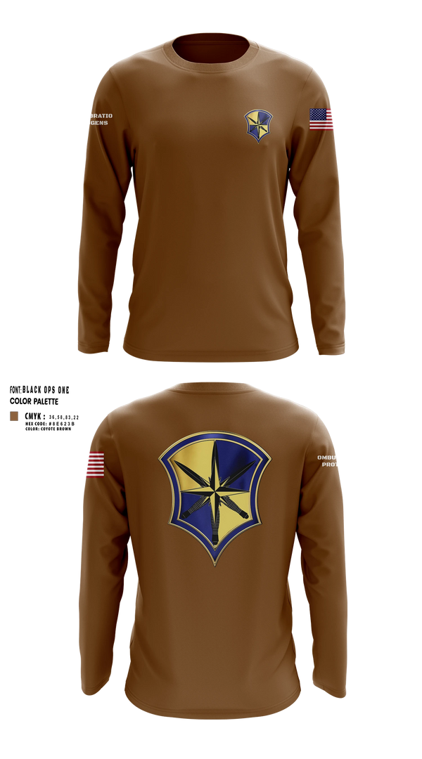 Long Sleeve Performance Shirt, AOSD, Army, Teamtime, Team time, sublimation, custom sports apparel, team uniforms, spirit wear, spiritwear, sports uniforms, custom shirts, team store, custom team store, fundraiser sports, apparel fundraiser