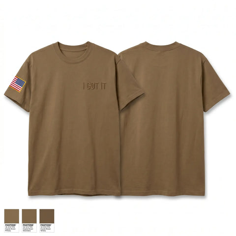 Old School Cotton Feel Shirt, I GOT IT, Army, Teamtime, Team time, sublimation, custom sports apparel, team uniforms, spirit wear, spiritwear, sports uniforms, custom shirts, team store, custom team store, fundraiser sports, apparel fundraiser