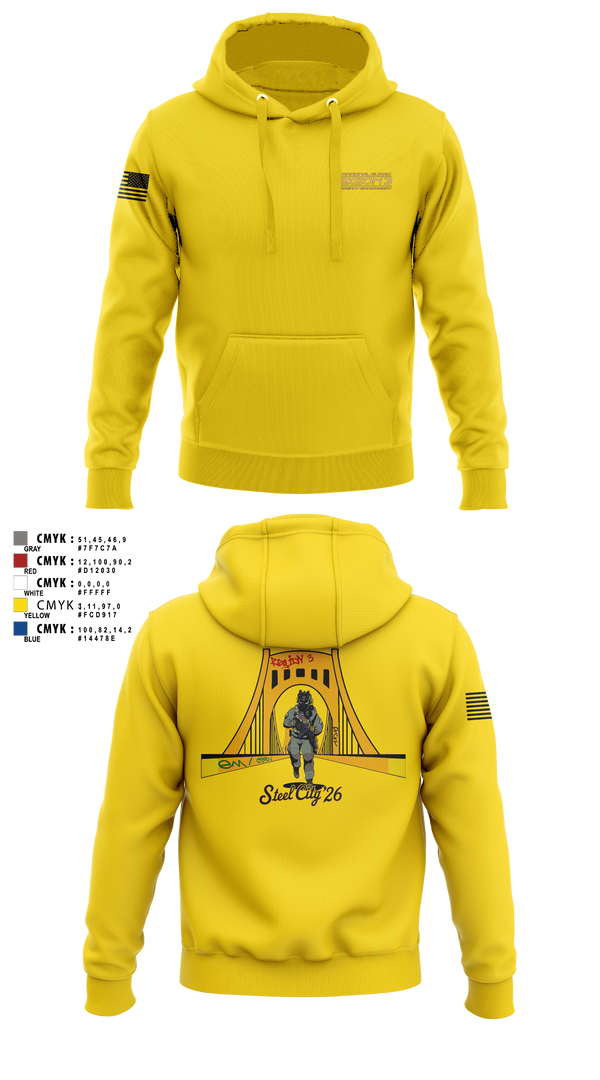 Hoodie, 171st Emergency Management Flight, , Teamtime, Team time, sublimation, custom sports apparel, team uniforms, spirit wear, spiritwear, sports uniforms, custom shirts, team store, custom team store, fundraiser sports, apparel fundraiser