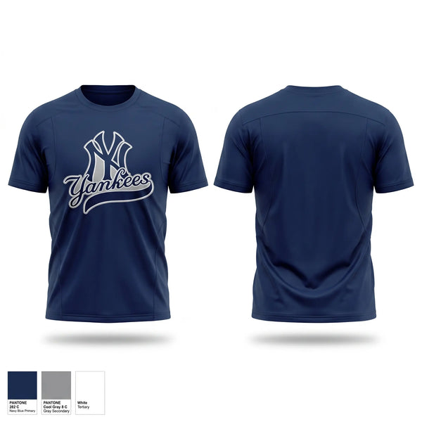 Short Sleeve Performance Shirt, Yankees, Baseball, Teamtime, Team time, sublimation, custom sports apparel, team uniforms, spirit wear, spiritwear, sports uniforms, custom shirts, team store, custom team store, fundraiser sports, apparel fundraiser