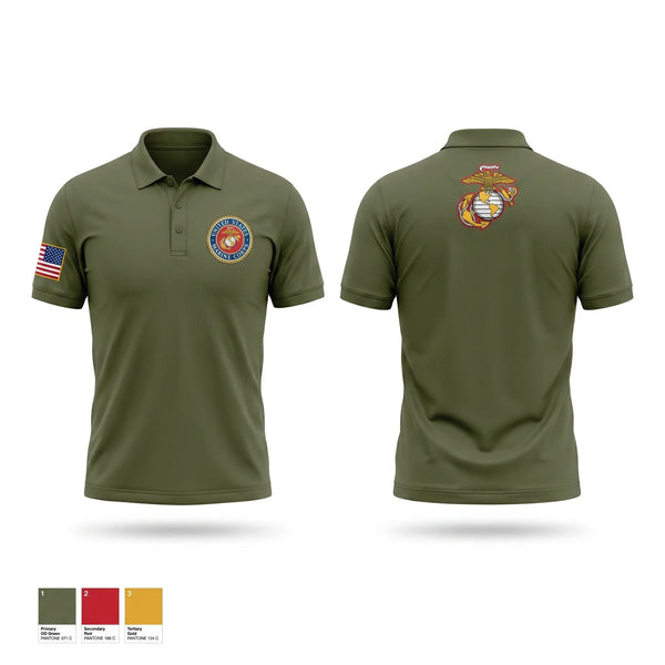 Short Sleeve Performance Polo, 3/8 WEAPONS COMPANY, Marines, Teamtime, Team time, sublimation, custom sports apparel, team uniforms, spirit wear, spiritwear, sports uniforms, custom shirts, team store, custom team store, fundraiser sports, apparel fundraiser