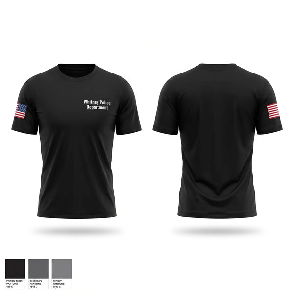 Short Sleeve Performance Shirt, Whitney Police Department, Police, Teamtime, Team time, sublimation, custom sports apparel, team uniforms, spirit wear, spiritwear, sports uniforms, custom shirts, team store, custom team store, fundraiser sports, apparel fundraiser