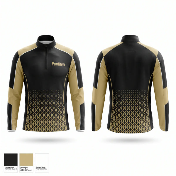 Quarter Zip Jacket, Panthers, Baseball, Teamtime, Team time, sublimation, custom sports apparel, team uniforms, spirit wear, spiritwear, sports uniforms, custom shirts, team store, custom team store, fundraiser sports, apparel fundraiser