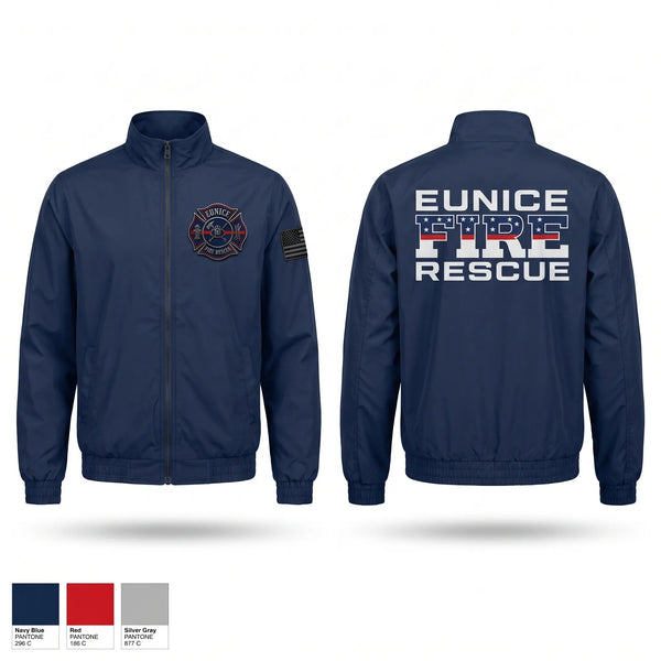 Windbreaker, Eunice Fire Department, Fire Department, Teamtime, Team time, sublimation, custom sports apparel, team uniforms, spirit wear, spiritwear, sports uniforms, custom shirts, team store, custom team store, fundraiser sports, apparel fundraiser