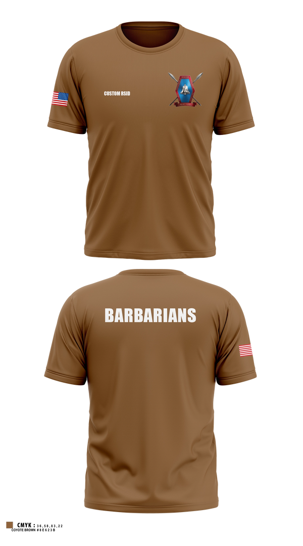 Old School Cotton Shirt, Libertyville Army Recruiting Company, Army, Teamtime, Team time, sublimation, custom sports apparel, team uniforms, spirit wear, spiritwear, sports uniforms, custom shirts, team store, custom team store, fundraiser sports, apparel fundraiser