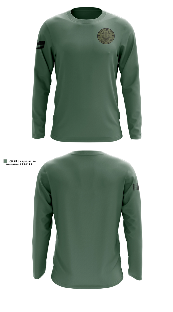 Long Sleeve Performance Shirt, LAUREL COUNTY SHERIFFS OFFICE, Police, Teamtime, Team time, sublimation, custom sports apparel, team uniforms, spirit wear, spiritwear, sports uniforms, custom shirts, team store, custom team store, fundraiser sports, apparel fundraiser
