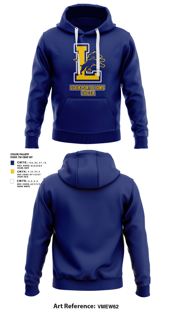 Hoodie, Lockport Lions, Cheer, Teamtime, Team time, sublimation, custom sports apparel, team uniforms, spirit wear, spiritwear, sports uniforms, custom shirts, team store, custom team store, fundraiser sports, apparel fundraiser