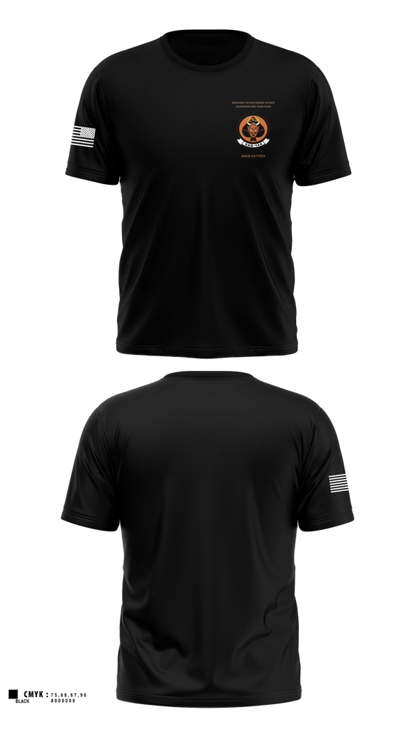 Old School Cotton Feel Shirt, VAQ-144, Navy, Teamtime, Team time, sublimation, custom sports apparel, team uniforms, spirit wear, spiritwear, sports uniforms, custom shirts, team store, custom team store, fundraiser sports, apparel fundraiser