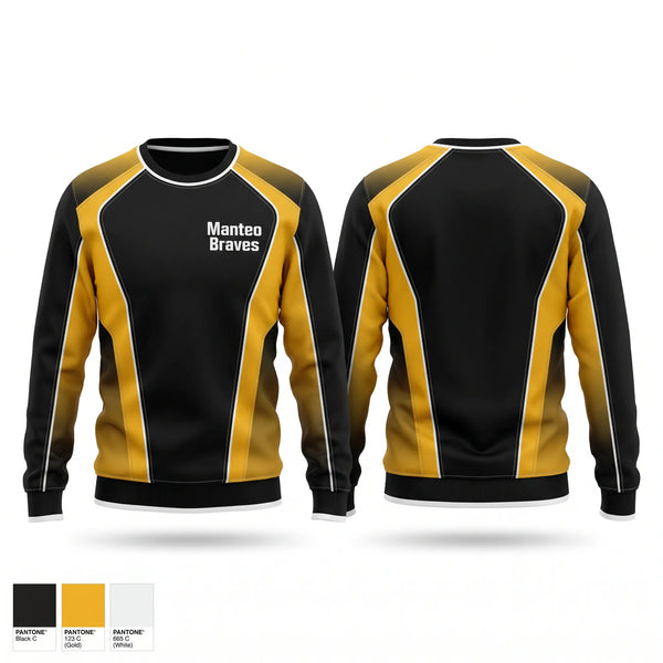 Crew Neck Sweatshirt, Manteo Braves, Women's Basketball, Teamtime, Team time, sublimation, custom sports apparel, team uniforms, spirit wear, spiritwear, sports uniforms, custom shirts, team store, custom team store, fundraiser sports, apparel fundraiser