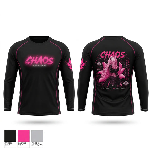 Long Sleeve Performance Shirt, Chaos squad 02, E-Sports, Teamtime, Team time, sublimation, custom sports apparel, team uniforms, spirit wear, spiritwear, sports uniforms, custom shirts, team store, custom team store, fundraiser sports, apparel fundraiser