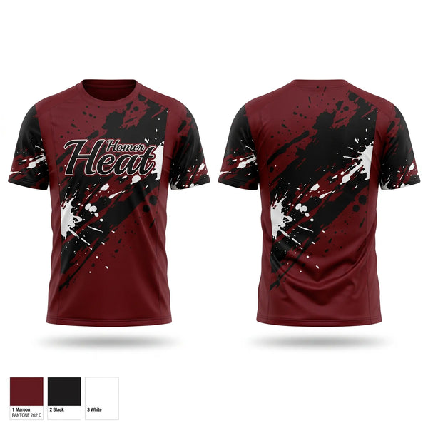 Football Jersey, Homer Heat, Softball, Teamtime, Team time, sublimation, custom sports apparel, team uniforms, spirit wear, spiritwear, sports uniforms, custom shirts, team store, custom team store, fundraiser sports, apparel fundraiser