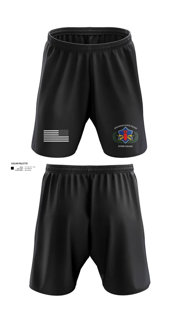 Athletic Shorts With Pockets, Arkansas State Police Bomb Squad, , Teamtime, Team time, sublimation, custom sports apparel, team uniforms, spirit wear, spiritwear, sports uniforms, custom shirts, team store, custom team store, fundraiser sports, apparel fundraiser