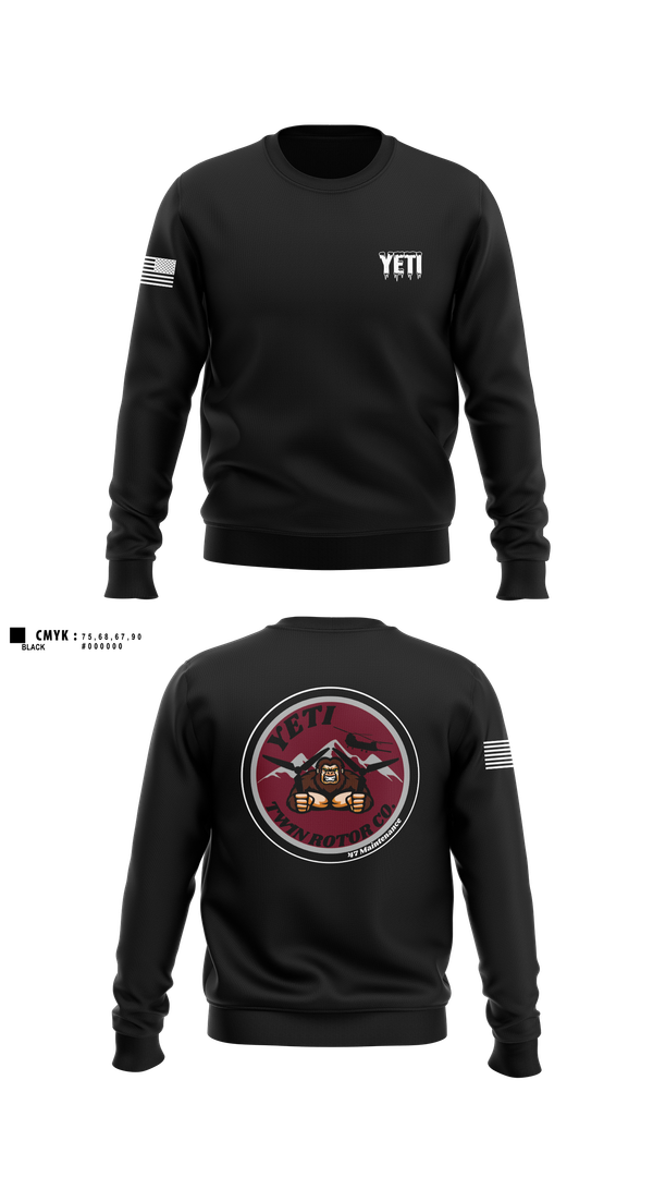 Crew Neck Sweatshirt, 160th SOAR, , Teamtime, Team time, sublimation, custom sports apparel, team uniforms, spirit wear, spiritwear, sports uniforms, custom shirts, team store, custom team store, fundraiser sports, apparel fundraiser