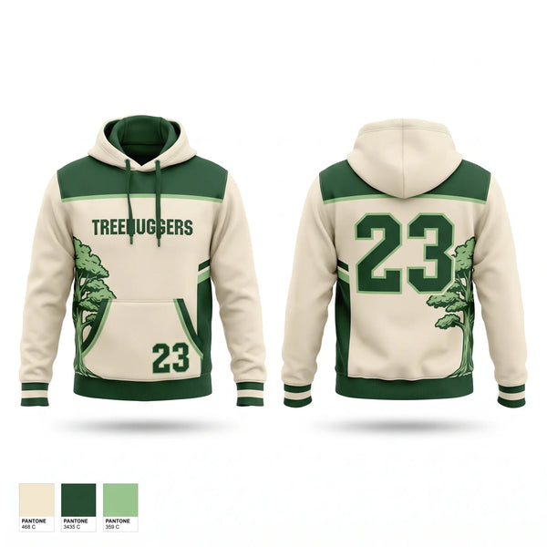Hoodie, Treehuggers, Men's Basketball, Teamtime, Team time, sublimation, custom sports apparel, team uniforms, spirit wear, spiritwear, sports uniforms, custom shirts, team store, custom team store, fundraiser sports, apparel fundraiser
