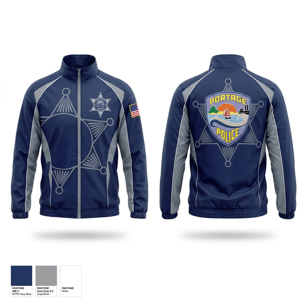 Windbreaker, Portage SWAT, Police, Teamtime, Team time, sublimation, custom sports apparel, team uniforms, spirit wear, spiritwear, sports uniforms, custom shirts, team store, custom team store, fundraiser sports, apparel fundraiser