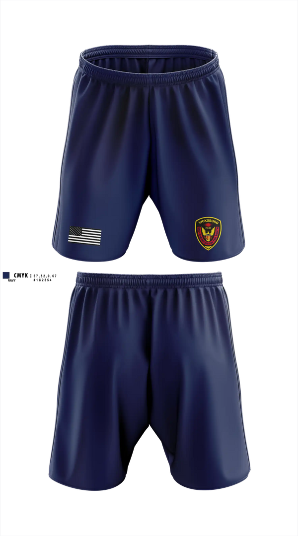 Athletic Shorts With Pockets, Vicksburg Police Department, Police, Teamtime, Team time, sublimation, custom sports apparel, team uniforms, spirit wear, spiritwear, sports uniforms, custom shirts, team store, custom team store, fundraiser sports, apparel fundraiser