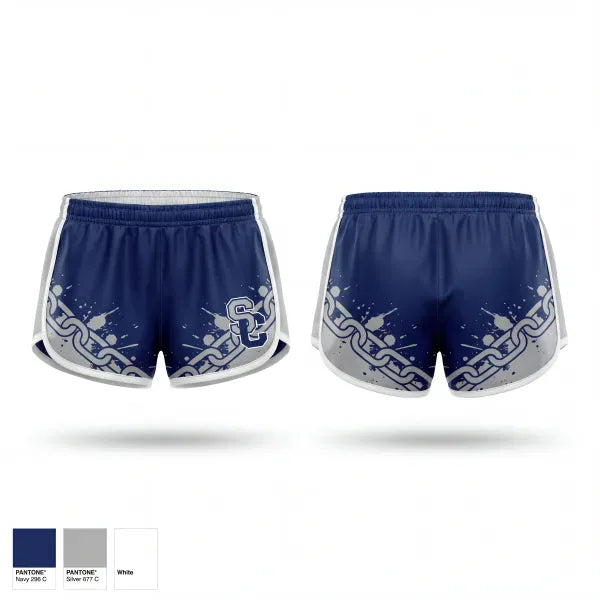 Womens Shorts, Falcons, Men's Basketball, Teamtime, Team time, sublimation, custom sports apparel, team uniforms, spirit wear, spiritwear, sports uniforms, custom shirts, team store, custom team store, fundraiser sports, apparel fundraiser