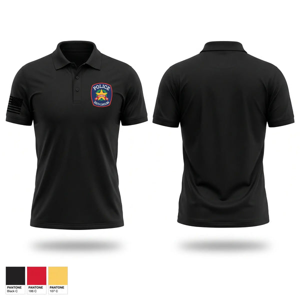 Short Sleeve Performance Polo, Greer Criminal Investigations Division, Police, Teamtime, Team time, sublimation, custom sports apparel, team uniforms, spirit wear, spiritwear, sports uniforms, custom shirts, team store, custom team store, fundraiser sports, apparel fundraiser