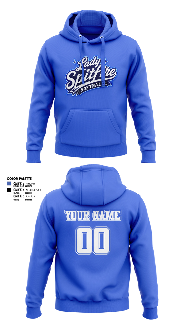 Hoodie, Lady Spitfire, Softball, Teamtime, Team time, sublimation, custom sports apparel, team uniforms, spirit wear, spiritwear, sports uniforms, custom shirts, team store, custom team store, fundraiser sports, apparel fundraiser